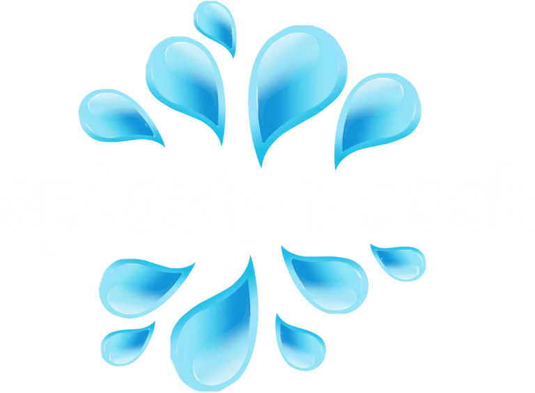 Splash-n-Dash Inflatable Water Park logo - America's Largest Floating Inflatable Water Park