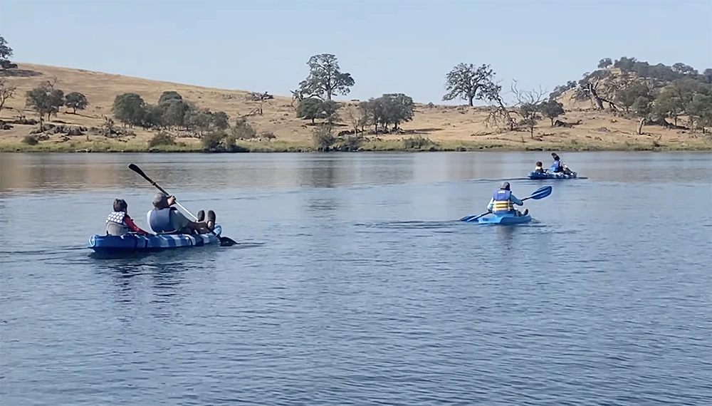 Kayak rental at Lake McSwain Splash-n-Dash Aqua Park and Rentals